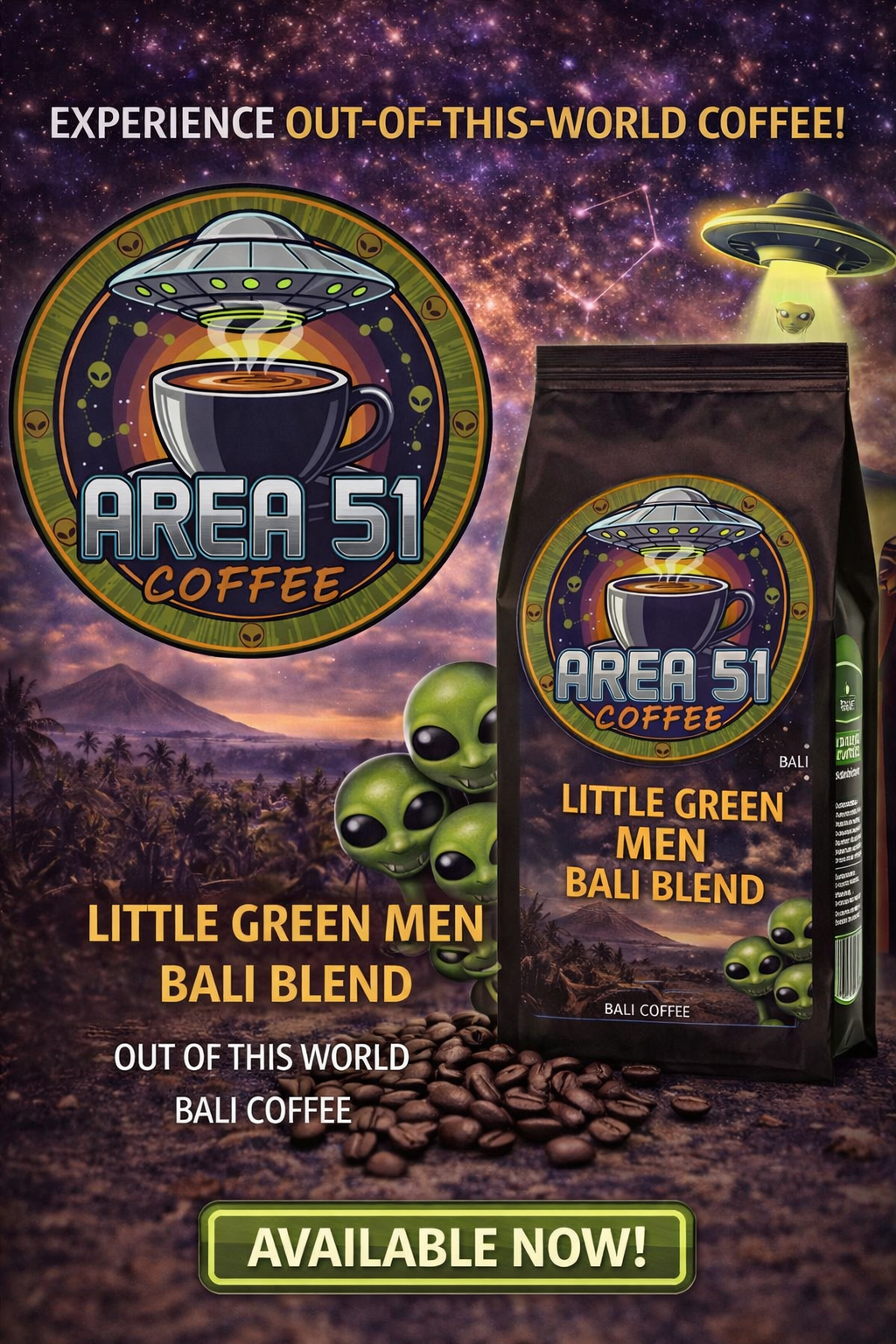 Little Green Men Bali (Coffee Pods)