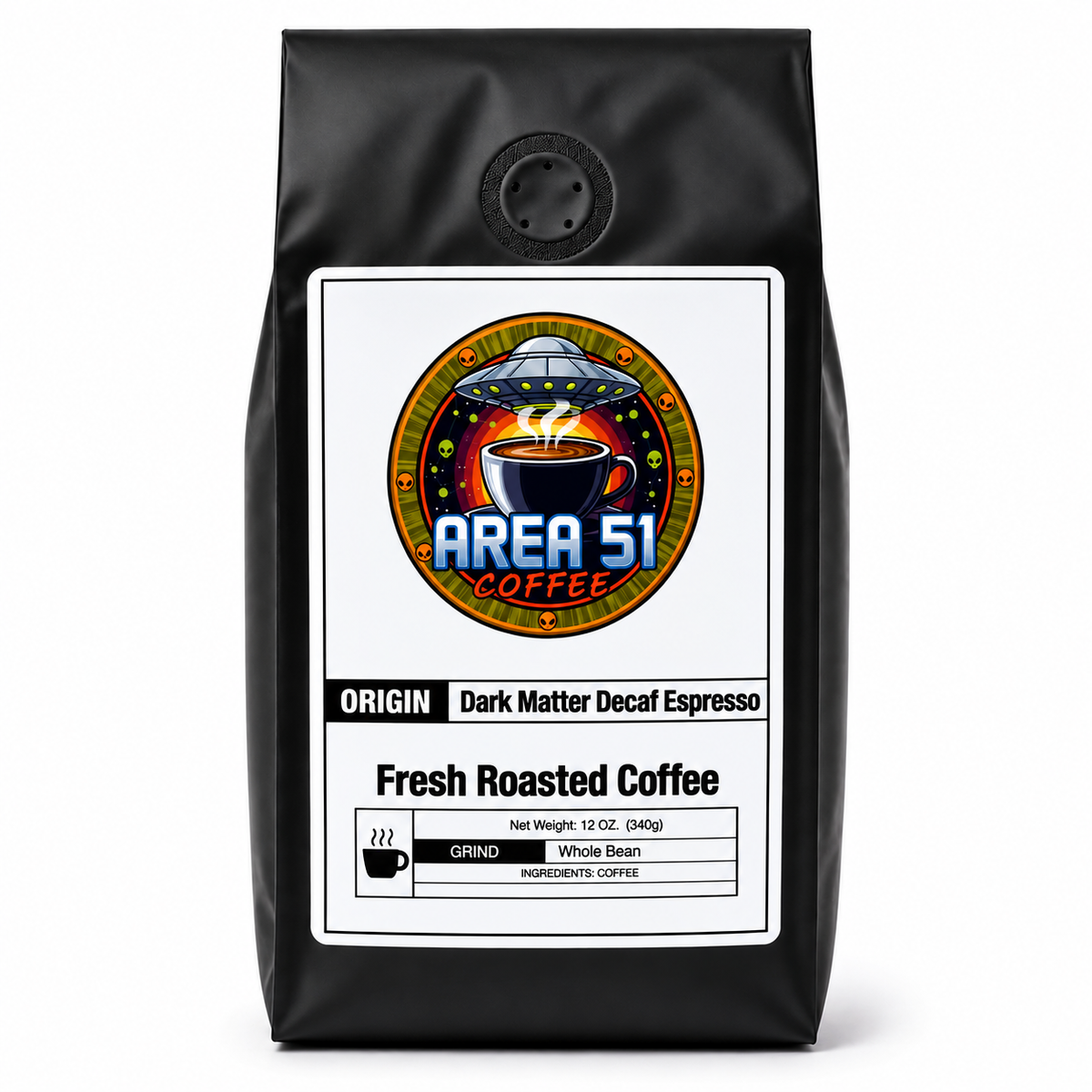Dark Matter Decaf Espresso