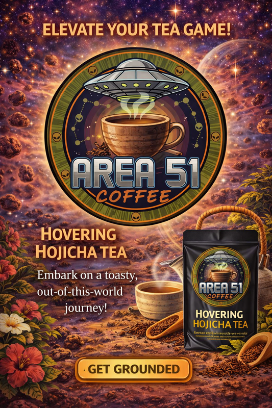 Hovering Hojicha Tea