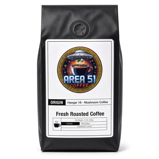 Hangar 18 Coffee with Mushrooms Medium Roast