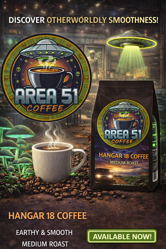 Hangar 18 Coffee with Mushrooms Medium Roast